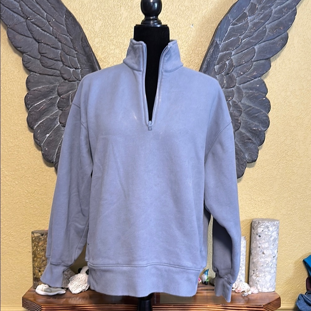 TNA SweatFleece Gray Sweater
